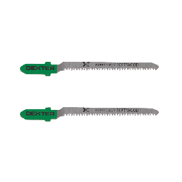 T-SAW BLADE FOR WOOD CURVED CUTS FINE TOOTHING 1.5-15 MM, 2 PIECES