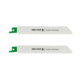 JIGSAW BLADE FOR SOFT WOOD CUT UP TO 100MM, 2 PIECES