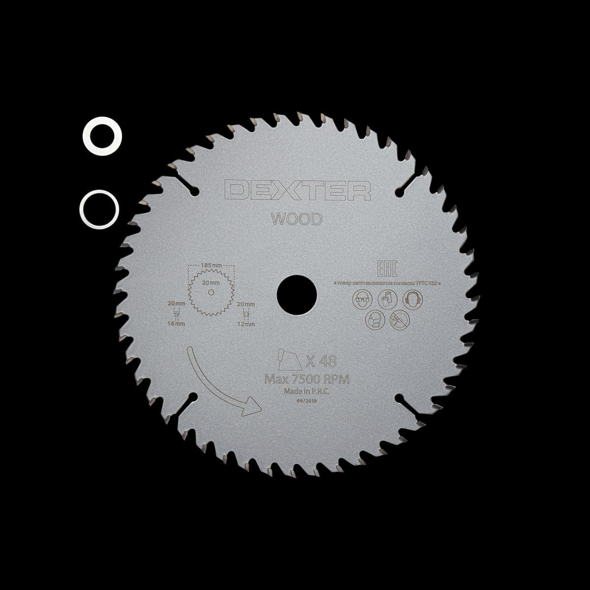 Bricocenter 185 MM 48 TEETH CIRCULAR SAW BLADE DEXTER