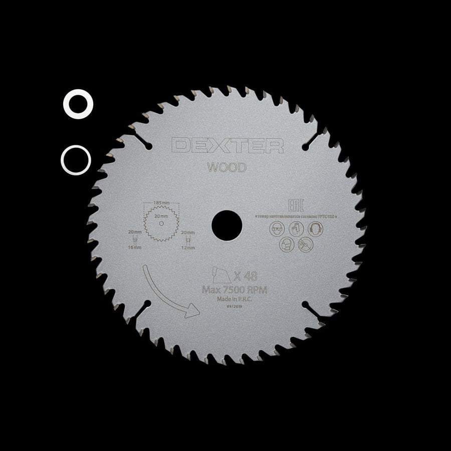 Bricocenter 185 MM 48 TEETH CIRCULAR SAW BLADE DEXTER