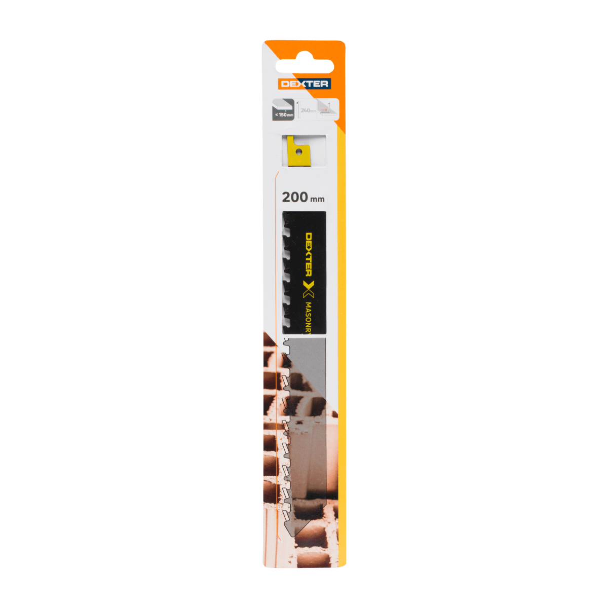 JIGSAW BLADE FOR BRICK CUTTING UP TO 150MM CARBURIZED TIP, 1 PIECE