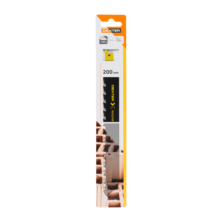 JIGSAW BLADE FOR BRICK CUTTING UP TO 150MM CARBURIZED TIP, 1 PIECE
