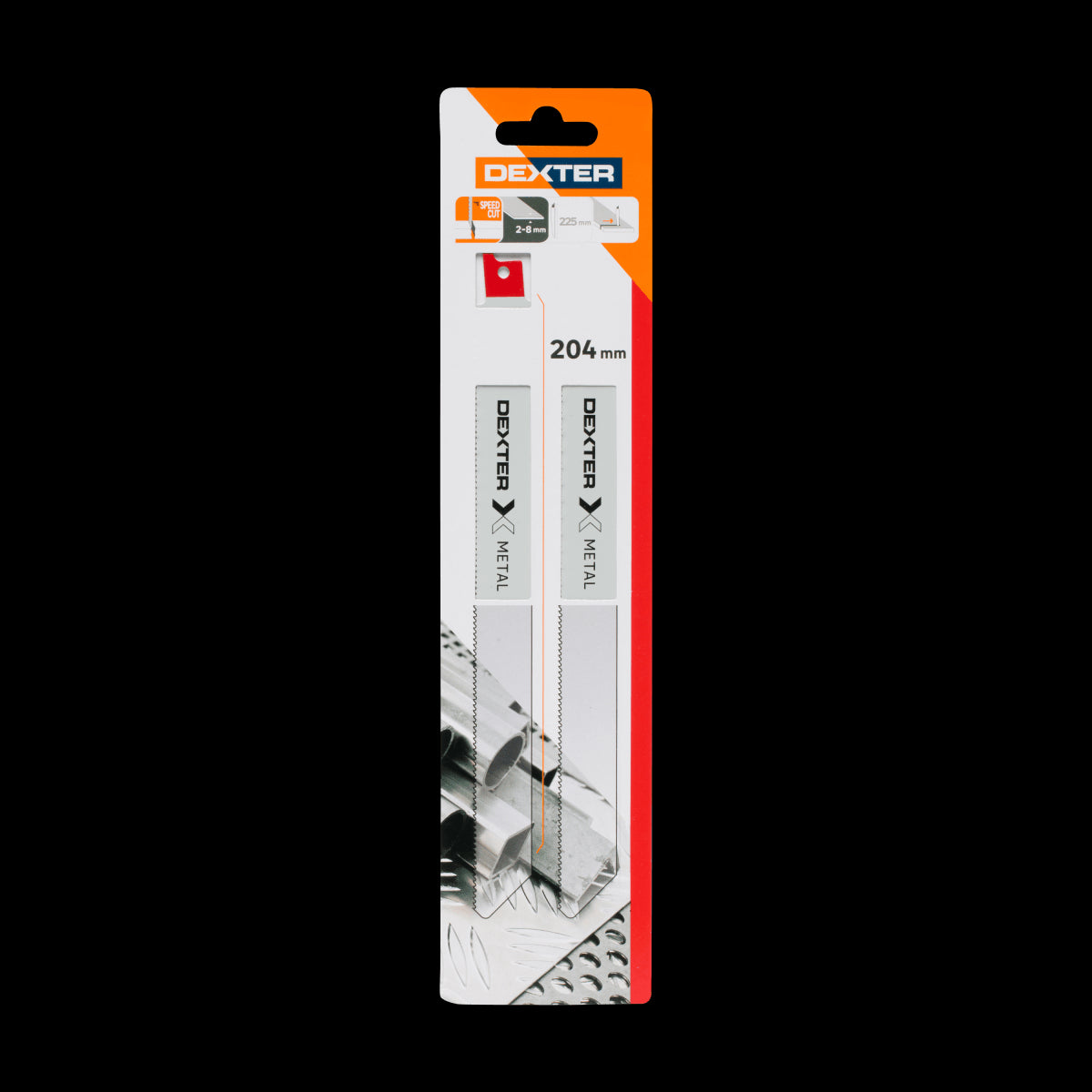METAL JAGGED BLADE 2-8MM 2 PIECES