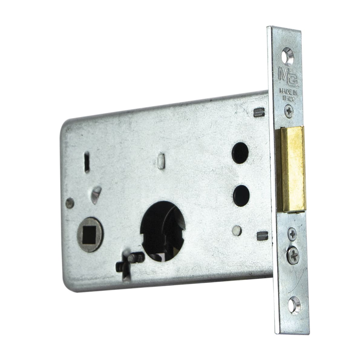 BANDED MORTISE LOCK MG, ROUND CYLINDER 26 MM, 65 MM ENTRY