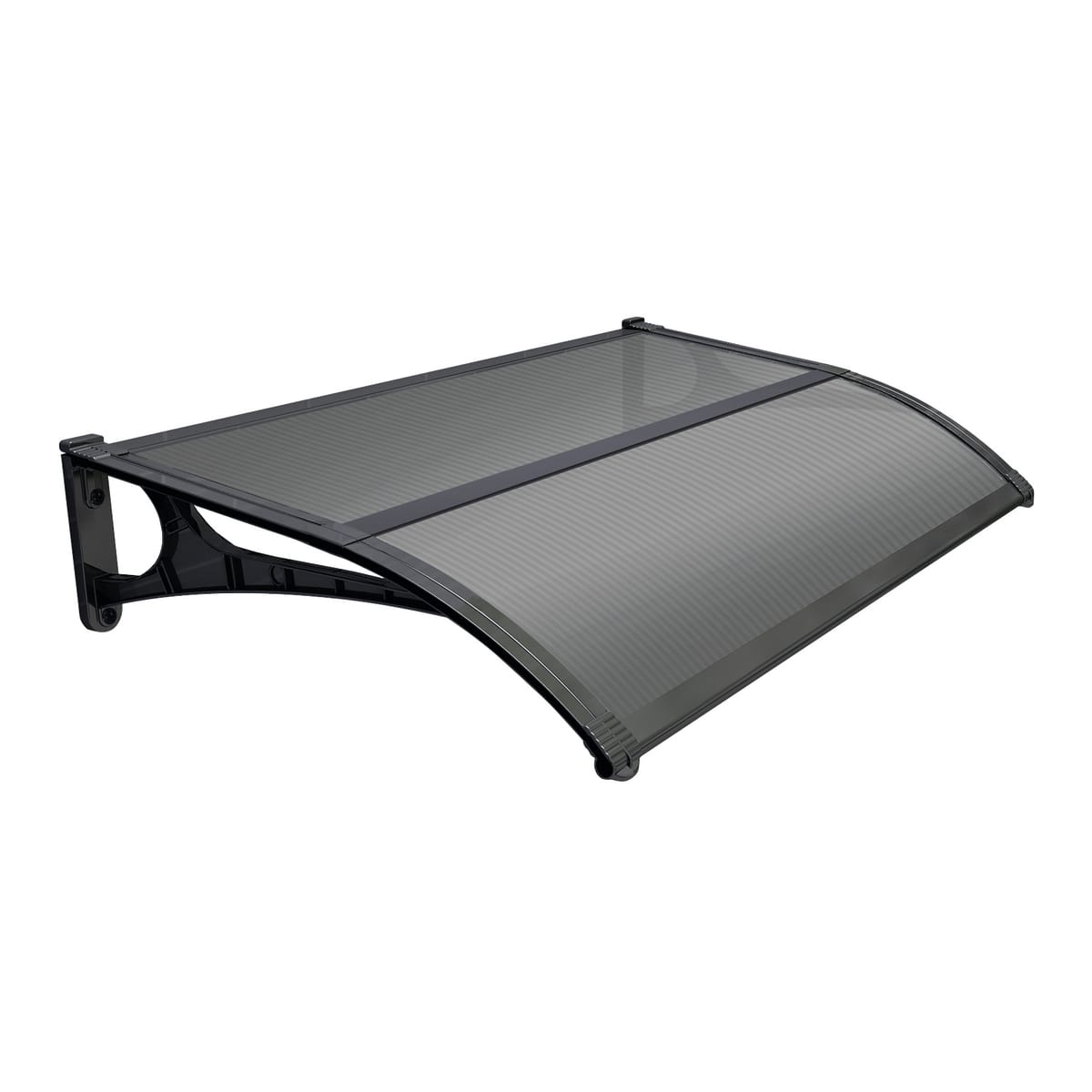 Bricocenter CANOPY GREY 100X135CM INNER PROFILE POLYCARBONATE HONEYCOMB