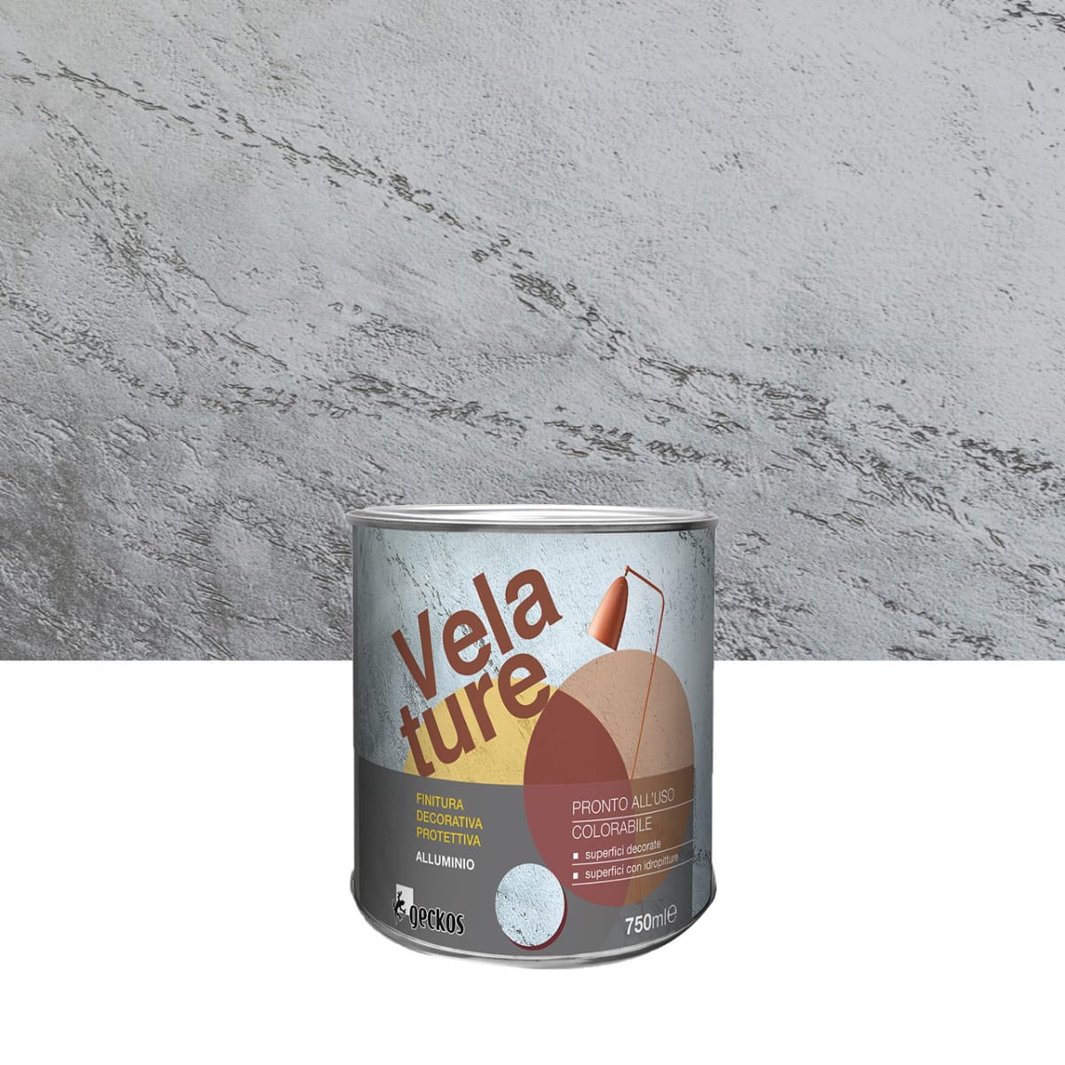 Bricocenter FINITURA PER EFFETTO PIETRA ALLUMINIO 750 ML