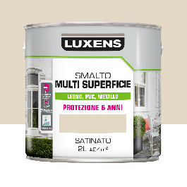 CREAM SATIN MULTI-SURFACE ENAMEL 2L LUXENS