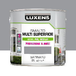 MULTI-SURFACE ENAMEL GREY GRANITE 3 SATIN 2L LUXENS