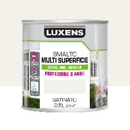 LUXENS SATIN WHITE MULTI-SURFACE ENAMEL 500ML