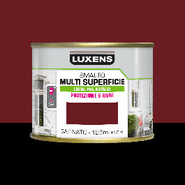 MULTI-SURFACE ENAMEL RED PURPLE SATIN 125ML LUXENS