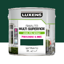 GREEN SATIN MULTI-SURFACE ENAMEL 2L LUXENS