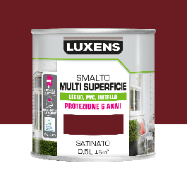 MULTI-SURFACE ENAMEL RED PURPLE SATIN 500ML LUXENS