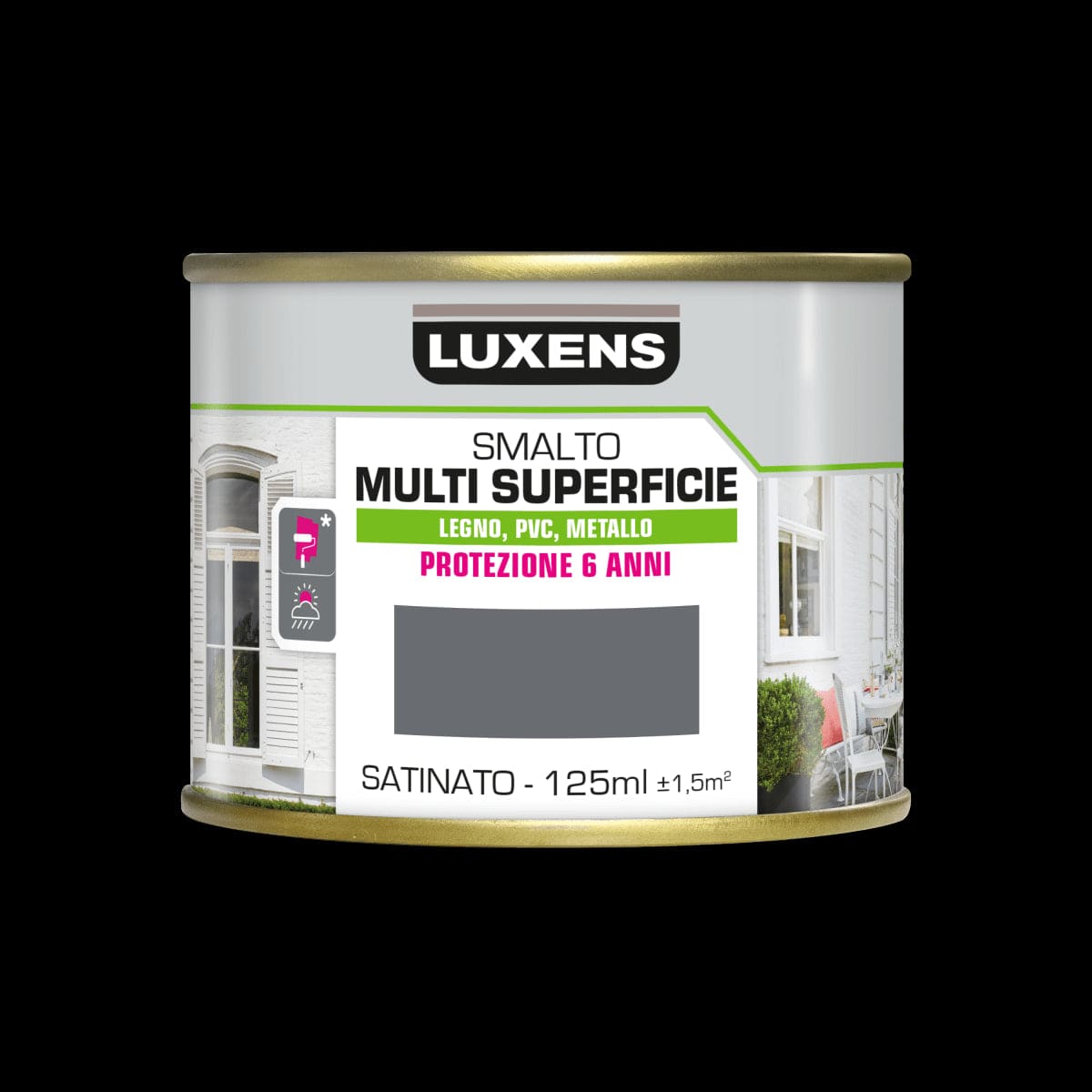 Bricocenter MULTI-SURFACE ENAMEL GRANITE 2 SATIN 125ML LUXENS