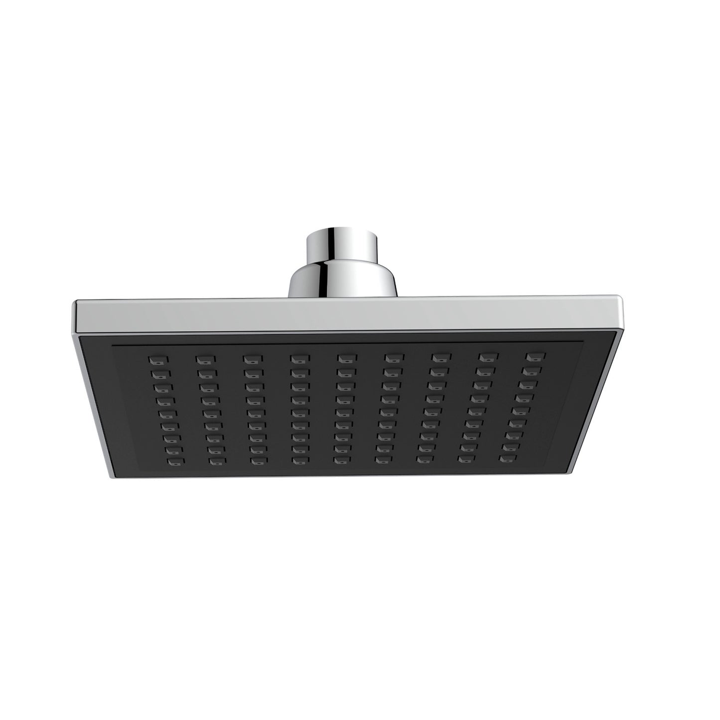 Square ABS Shower Head with 1 Spray Finish