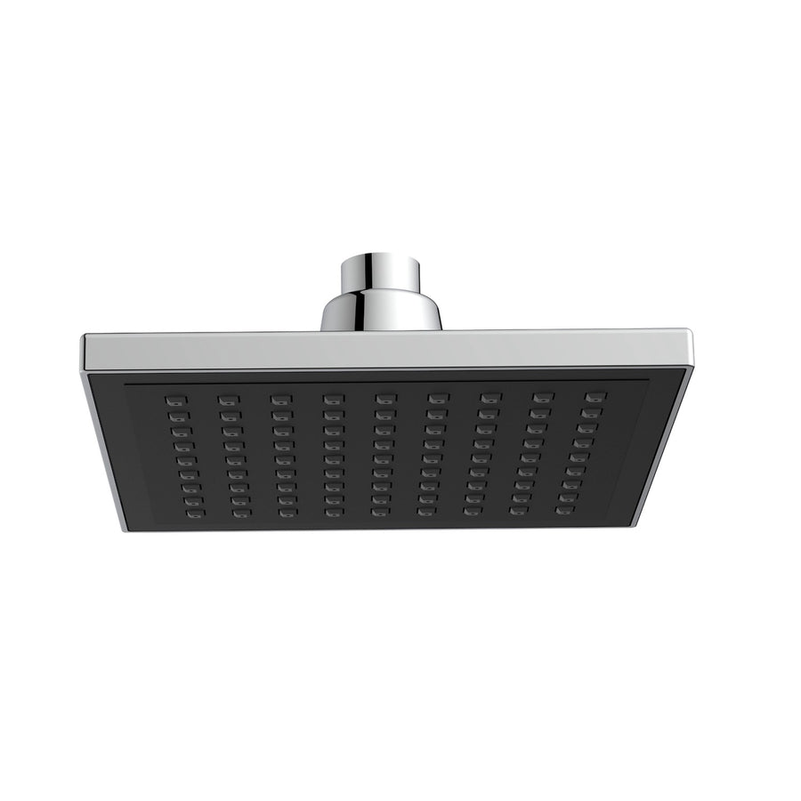 Square ABS Shower Head with 1 Spray Finish