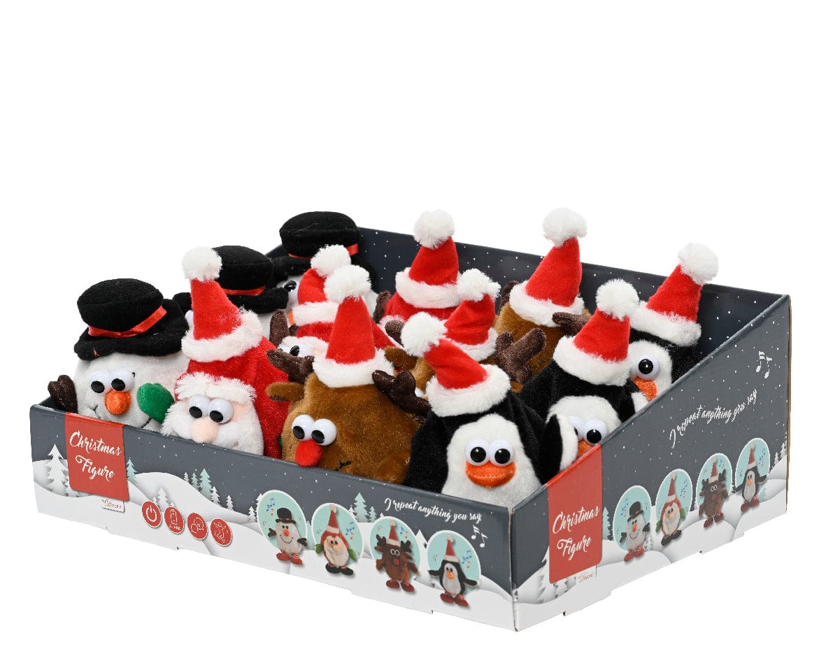 Bricocenter TALKING CHRISTMAS PUPPETS H 13 CM