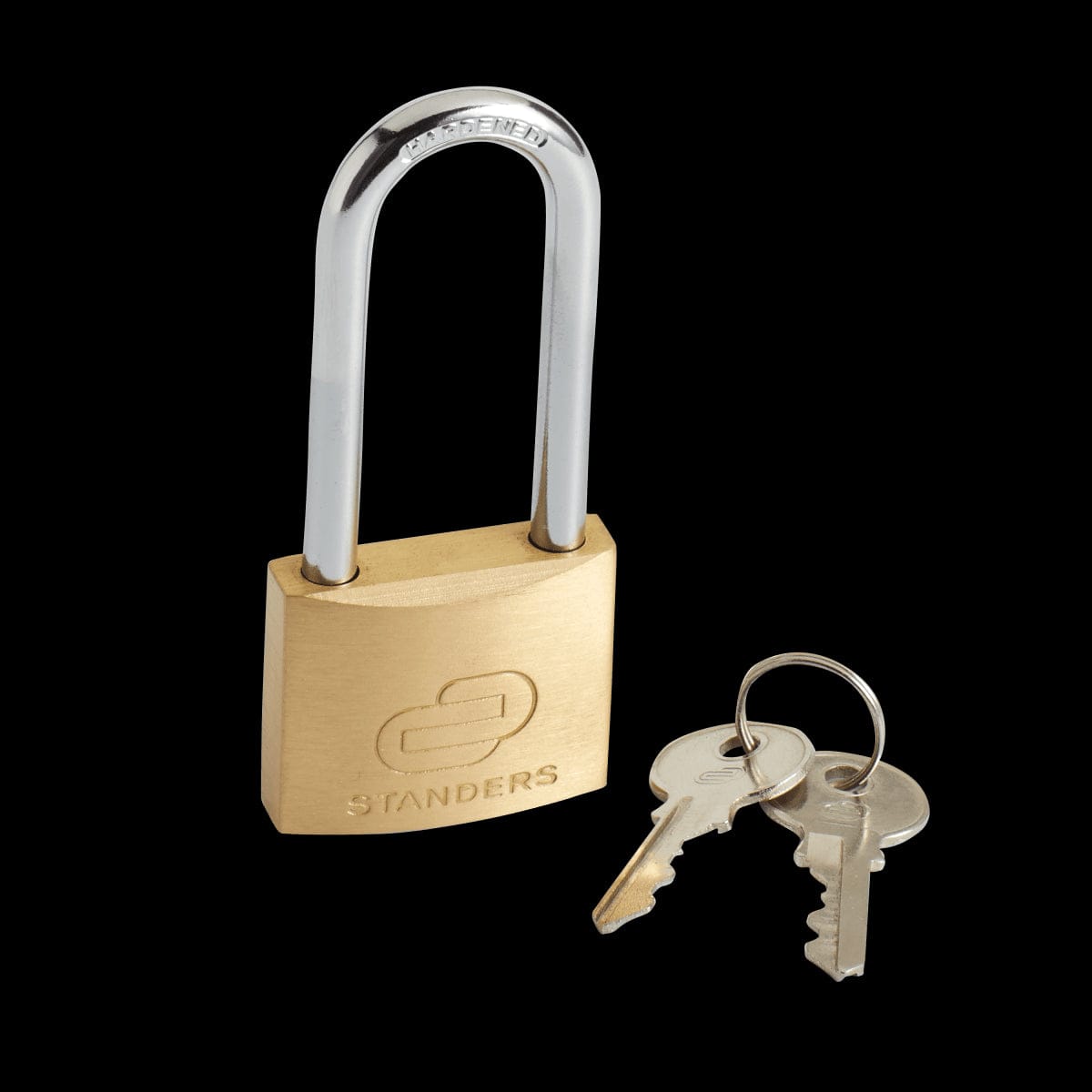 Bricocenter PADLOCK FOR INTERNAL/EXTERNAL USE LONG ARC 40MM. BRASS