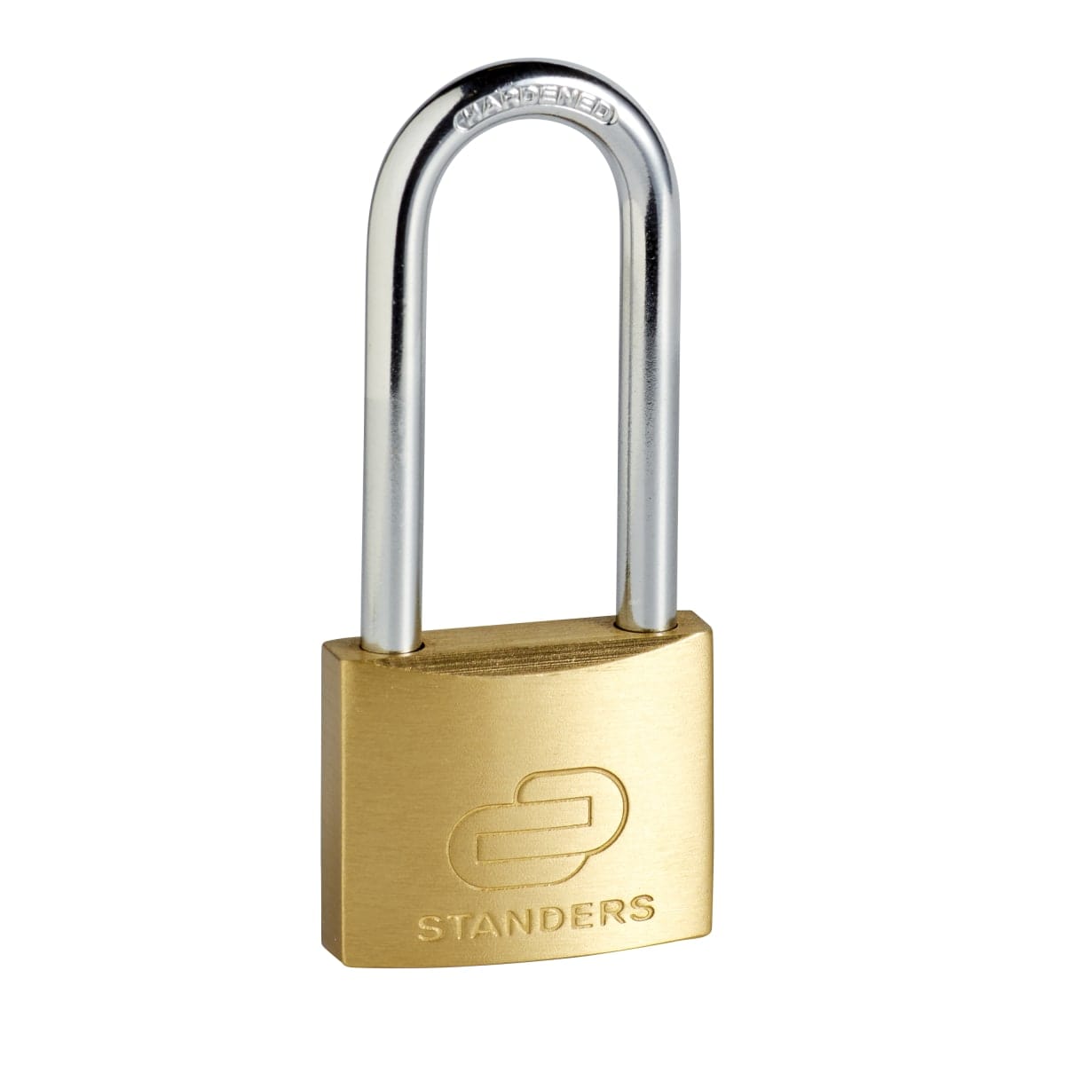 Bricocenter PADLOCK FOR INTERNAL/EXTERNAL USE LONG ARC 40MM. BRASS