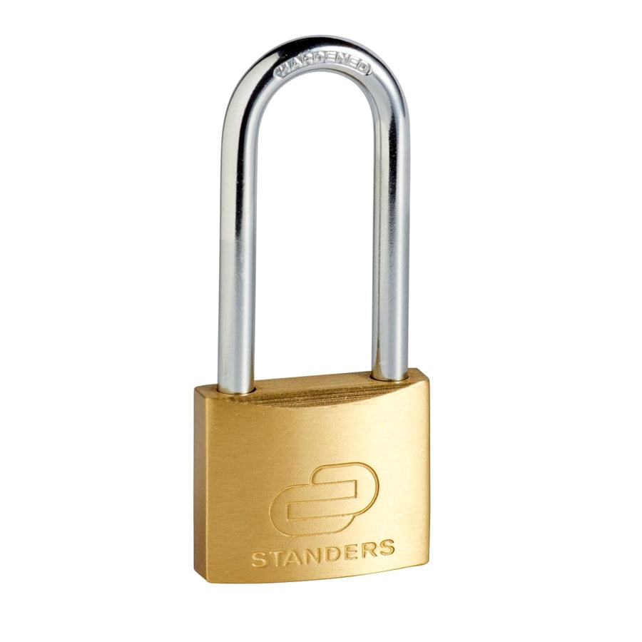 Bricocenter PADLOCK FOR INTERNAL/EXTERNAL USE LONG ARC 40MM. BRASS