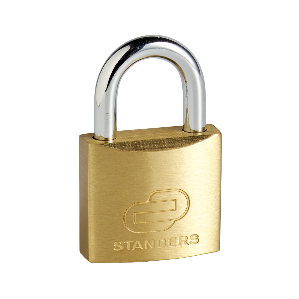 INDOOR/OUTDOOR PADLOCK SHORT ARC 30MM. BRASS