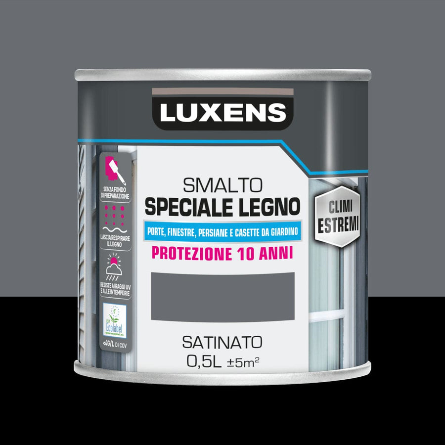 Bricocenter WOOD GLAZE EXTREME CLIMATES GREY GRANITE 2 SATIN FINISH 500ML LUXENS