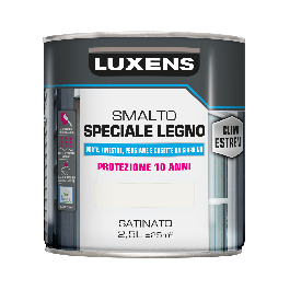 WOOD GLAZE EXTREME CLIMATES SATIN WHITE 2.5L LUXENS