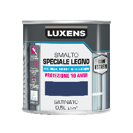 WOOD GLAZE EXTREME CLIMATE BLUE SATIN 500ML LUXENS