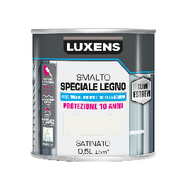 WOOD ENAMEL EXTREME CLIMATES SATIN WHITE 500ML LUXENS