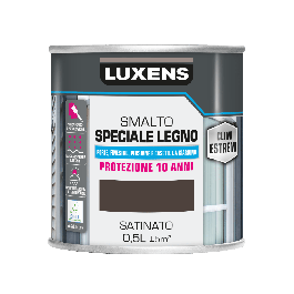 WOOD GLAZE EXTREME CLIMATES SATIN BROWN 500ML LUXENS