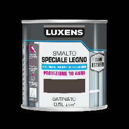 WOOD GLAZE EXTREME CLIMATES SATIN BROWN 500ML LUXENS