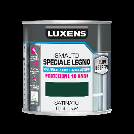 WOOD GLAZE EXTREME CLIMATE BOTTLE GREEN SATIN FINISH 500ML LUXENS