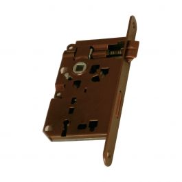 PATENT LOCK F20 CENTRE DISTANCE 70 MM ENTRY 50 MM BRONZED STEEL