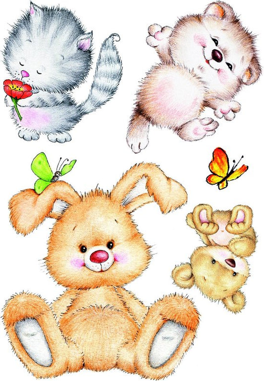 STICKER ANIMALS 47.5X70 CM