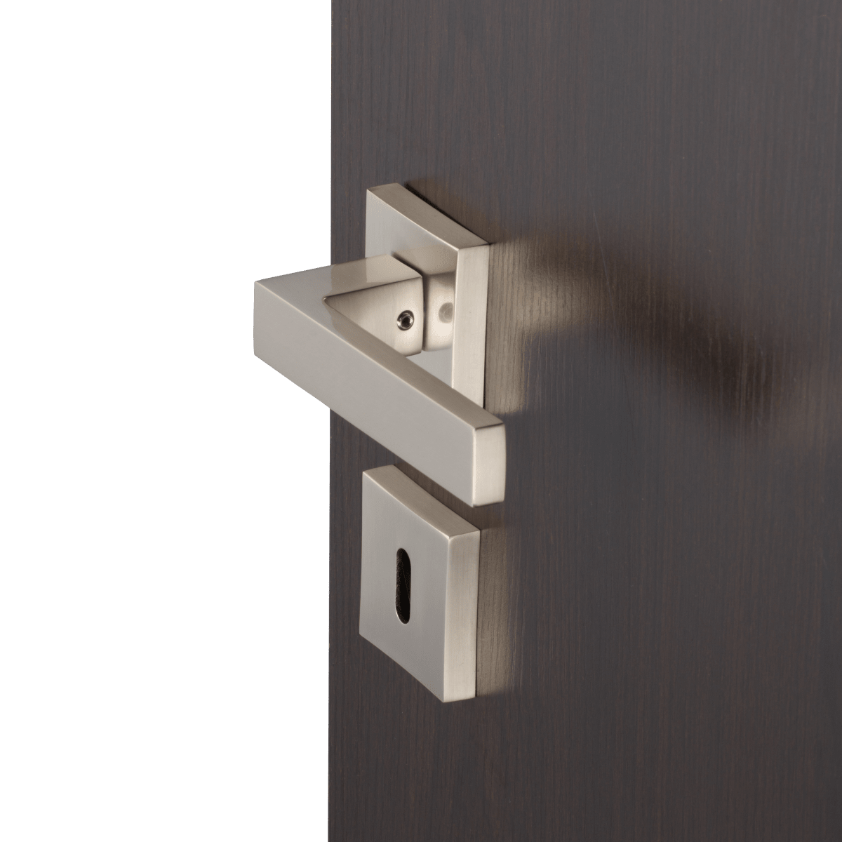 ABBY HANDLE WITH ROSETTE AND INSPIRE SPOUT IN BRUSHED ALUMINUM