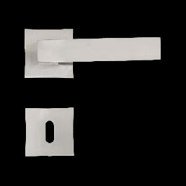 ABBY HANDLE WITH ROSETTE AND INSPIRE SPOUT IN BRUSHED ALUMINUM