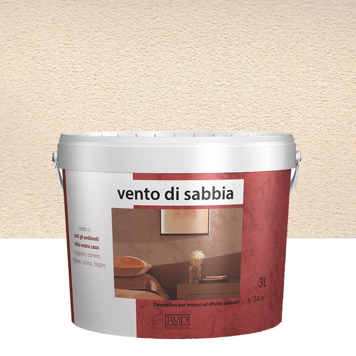 Bricocenter PITTURA DECORATIVA VENTO DI SABBIA 3 LT  DESERTO