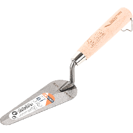 14 CM DEXTER CAT'S TONGUE STEEL TROWEL WITH WOODEN HANDLE