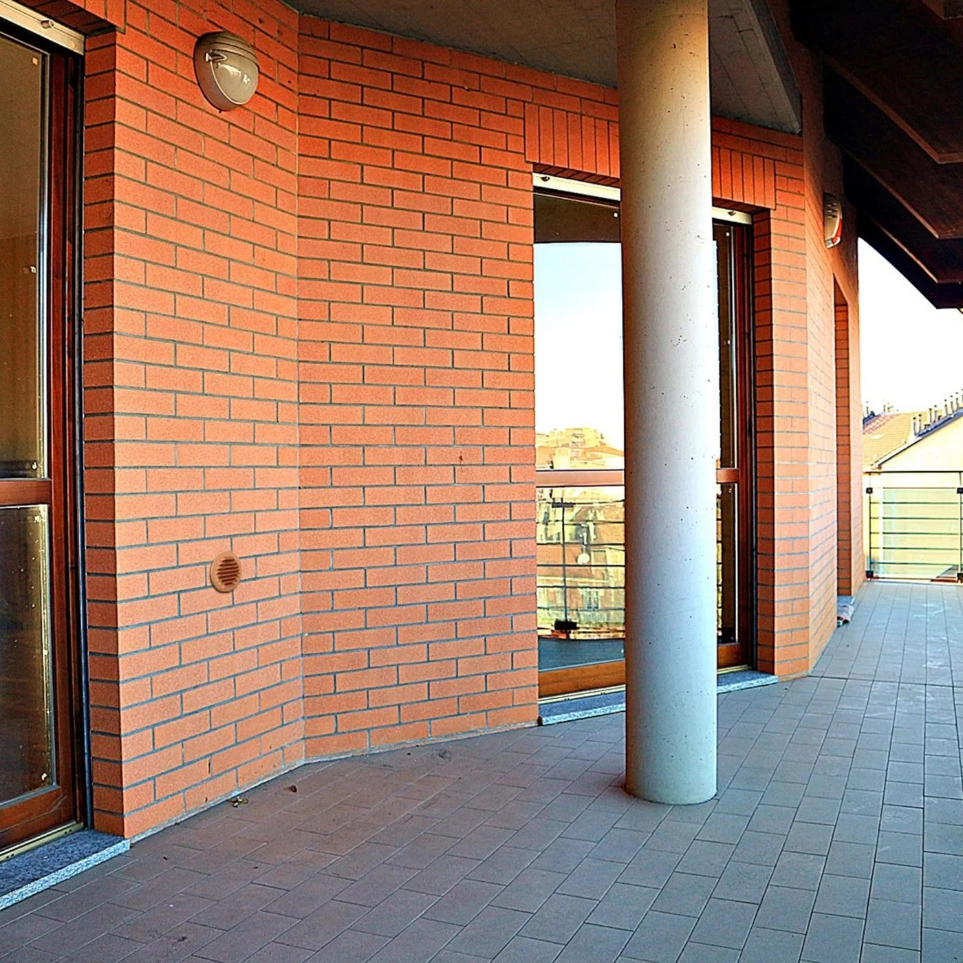 COPPER VENTILATION GRILLE DIA 80 MM RECESS