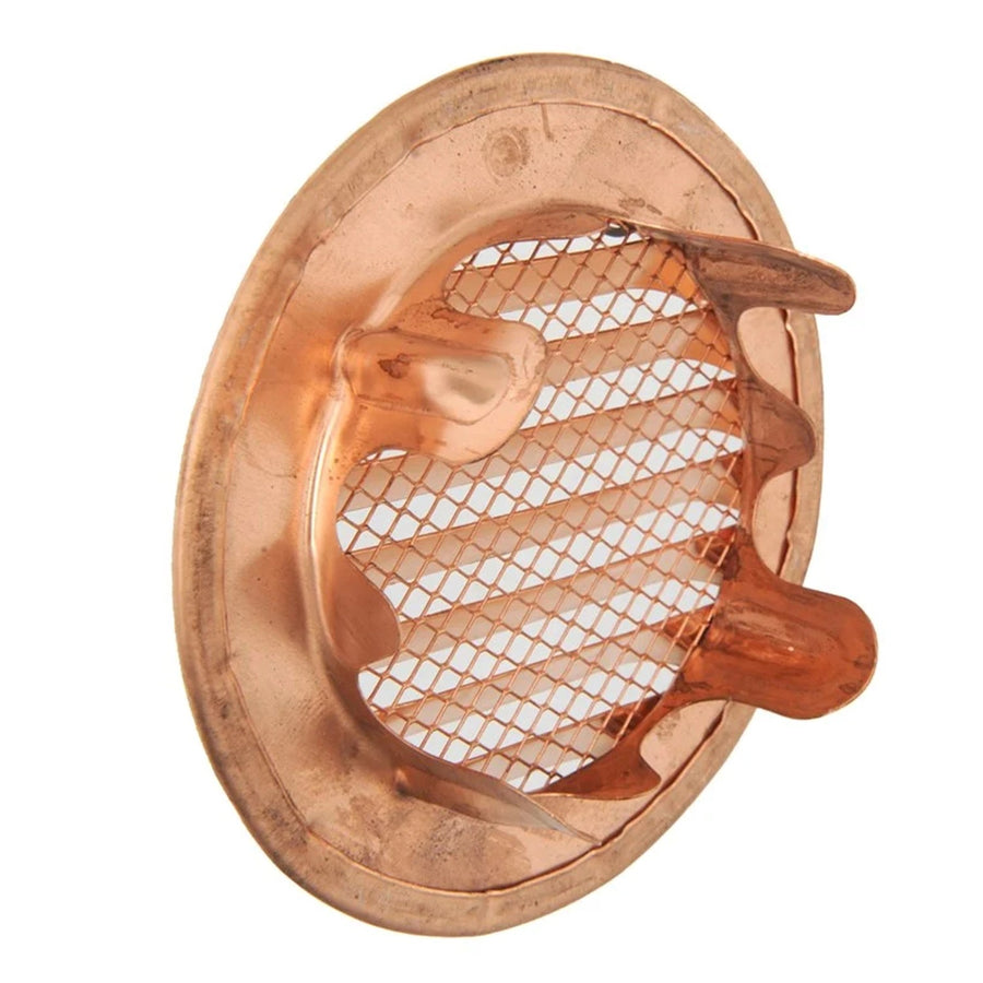 COPPER VENTILATION GRILLE DIA 80 MM RECESS