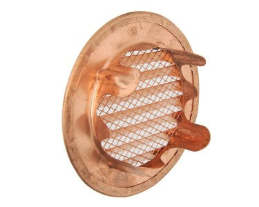 COPPER VENTILATION GRILLE DIA 80 MM RECESS