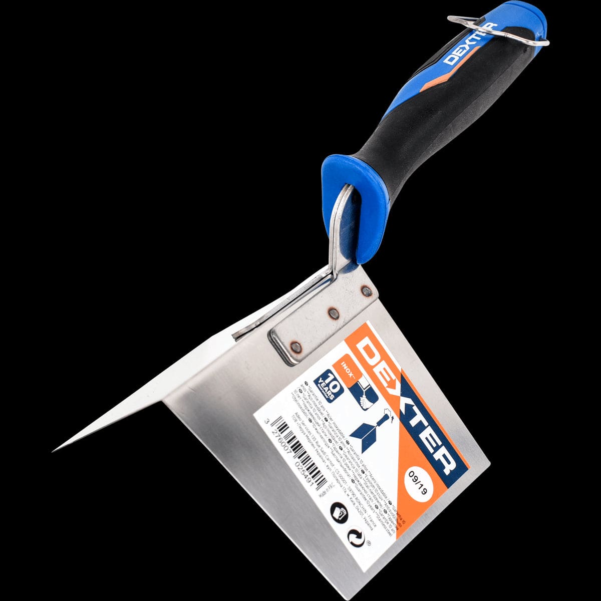 Bricocenter DEXTER STAINLESS STEEL TROWEL EXTERNAL ANGLE 107 MM BIMATERIAL