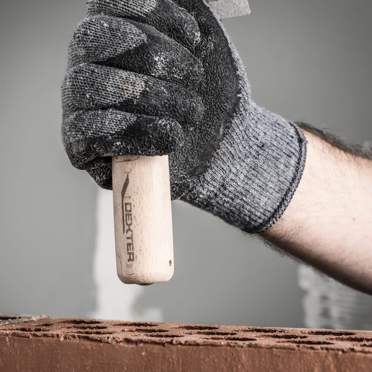 TROWEL 16 CM DEXTER STEEL TIP TODA WOODEN HANDLE