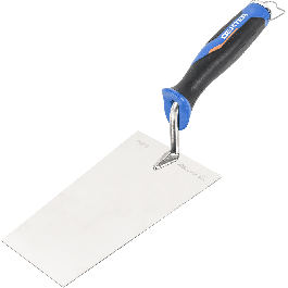 DEXTER STAINLESS STEEL TROWEL SQUARE TIP 200 MM BIMATERIAL