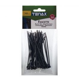 50 CABLE TIES 10 CM SILVER