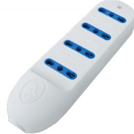 MULTISOCKET 4 PLACES 10/16A WITHOUT CABLE WHITE