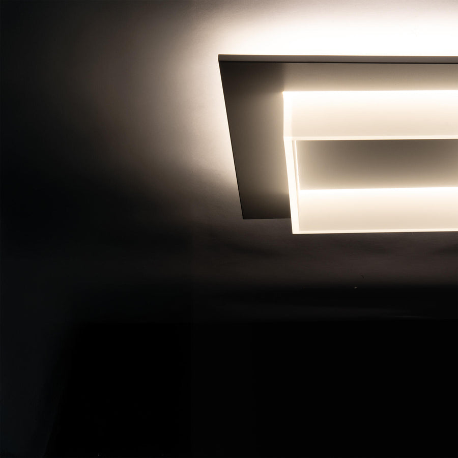 35x35cm white acryl ceiling light with cct switch