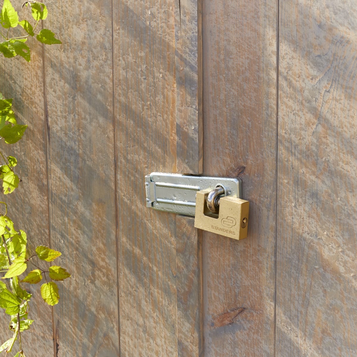 Bricocenter 75MM RECTANGULAR ARCH PADLOCK. BRASS