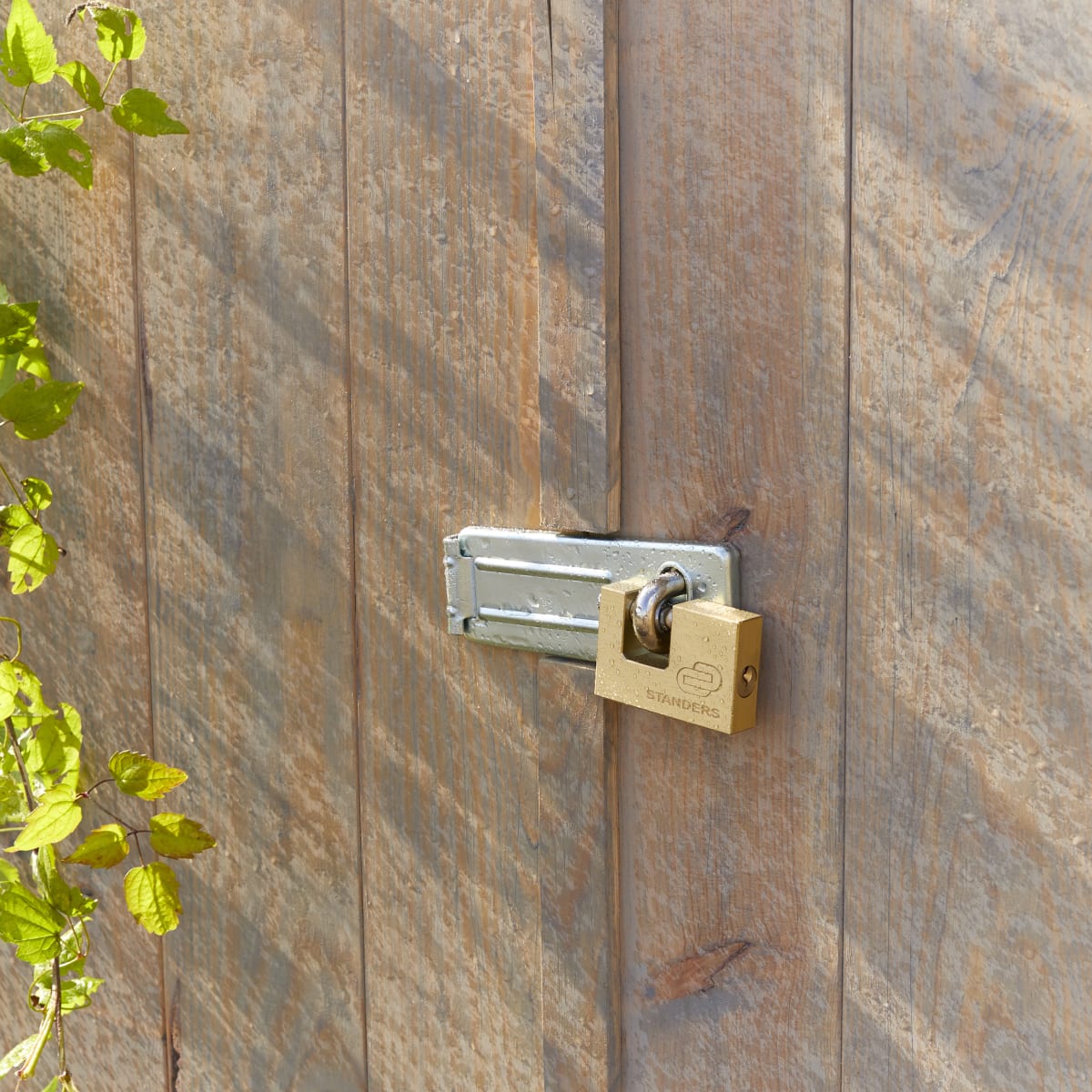 75MM RECTANGULAR ARCH PADLOCK. BRASS