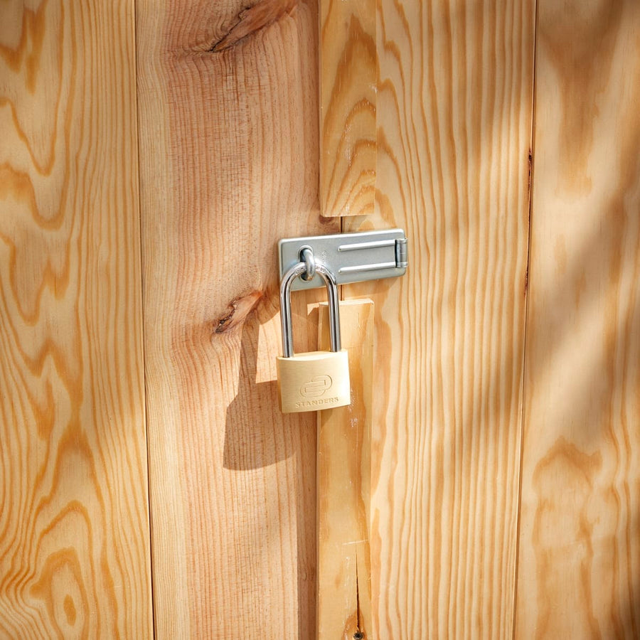 Bricocenter PADLOCK FOR INTERNAL/EXTERNAL USE LONG ARC 40MM. BRASS