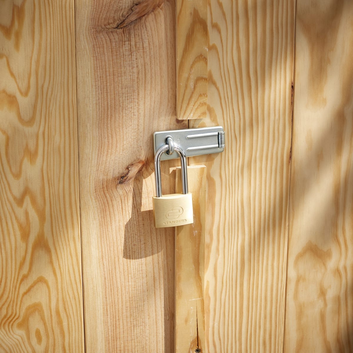 Bricocenter PADLOCK FOR INTERNAL/EXTERNAL USE LONG ARC 40MM. BRASS